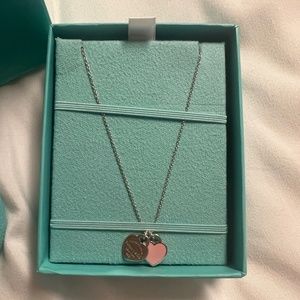 Return to Tiffany’s Pink Double Heart Tag Pendant